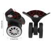 Alomejor Luggage Wheels, Smooth Rolling Nylon Replacement Suitcase Casters Black for Frequent Travelers Vacation Business Trips view 4