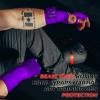BEAST RAGE Boxing Hand Wraps for MMA Kickboxing Wrist Wraps Professional Adult 180" Semi-Elastic Martial Arts Inner Gloves Heavy Bag Handwraps Muay Thai Thumb Straps (Purple, 4.5 M) view 2