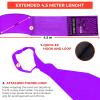 BEAST RAGE Boxing Hand Wraps for MMA Kickboxing Wrist Wraps Professional Adult 180" Semi-Elastic Martial Arts Inner Gloves Heavy Bag Handwraps Muay Thai Thumb Straps (Purple, 4.5 M) view 3