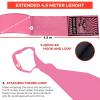 BEAST RAGE Boxing Hand Wraps for MMA Kickboxing Wrist Wraps Professional Adult 180" Semi-Elastic Martial Arts Inner Gloves Heavy Bag Handwraps Muay Thai Thumb Straps (Pink, 4.5 M) view 3