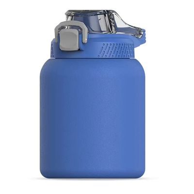 PAIFA Thermoses 33.8oz Stainless Steel Tumbler with StrawwithCup Lid HandleInsulated Water Bottlefor Daily Fitness, Travel, Outdoor Activities (Color : Blue, Size : 1000mL)