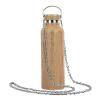 Diamond Water Bottle Bling Stainless Steel Thermal Bottle350ml, 500ml, 600ml, 750ml, Vacuum Flask Refillable Insulated Water Bottle with Chain Glitter Water Bottle with Pearl Bracelet for Women Girl view 2