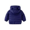 XMWEALTHY Baby Boys Girls Winter Coats Toddler Light Puffer Down Jacket Infant Kids Bear Hoods Padded Outwear Dark Blue 12-18 Months view 2