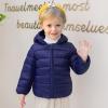 XMWEALTHY Baby Boys Girls Winter Coats Toddler Light Puffer Down Jacket Infant Kids Bear Hoods Padded Outwear Dark Blue 12-18 Months view 3