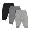 Hanes Infants's Fleece Pull-On Pants, Flexy Super Soft 4-Way Stretch Sweatpants, Stretch Joggers for Babies & Toddlers, 3-Pack 0-6M view 1