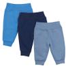 Hanes Infants's Fleece Pull-On Pants, Flexy Super Soft 4-Way Stretch Sweatpants, Stretch Joggers for Babies & Toddlers, 3-Pack 0-6M view 1