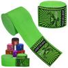 BEAST RAGE Boxing Hand Wraps for MMA Kickboxing Wrist Wraps Professional Adult 180" Semi-Elastic Martial Arts Inner Gloves Heavy Bag Handwraps Muay Thai Thumb Straps (Parrot, 4.5 M) view 1
