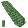 Amazon Basics Camping Sleeping Pad with Quick-Inflate Foot Pump, Water Resistant, Ultralight, Olive Green view 1