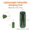 Amazon Basics Camping Sleeping Pad with Quick-Inflate Foot Pump, Water Resistant, Ultralight, Olive Green view 4
