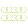 PATIKIL 10M Badminton Racket String, 10 Pack Durable Nylon Racquet Replacement Lines Thread Wire High Elastic for Badminton Training, Fluorescent Yellow view 1