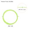 PATIKIL 10M Badminton Racket String, 10 Pack Durable Nylon Racquet Replacement Lines Thread Wire High Elastic for Badminton Training, Fluorescent Yellow view 2