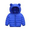 XMWEALTHY Baby Boys Girls Winter Coats Toddler Light Puffer Down Jacket Infant Kids Bear Hoods Padded Outwear Blue 12-18 Months view 1