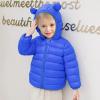 XMWEALTHY Baby Boys Girls Winter Coats Toddler Light Puffer Down Jacket Infant Kids Bear Hoods Padded Outwear Blue 12-18 Months view 4
