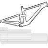 Lizard Skins Frame Protection Kit, Transparent Gloss, 10 Pieces Unisex Adult view 3