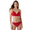 b.tempt'd by Wacoal Women's Opening Act Wirefree T-Shirt Bra, Haute Red, 40D view 2