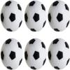 TOSAMZOO 6 Pack Foosball Table Replacement, 1.42 Inch/36mm Black and White Table Soccer Balls for Foosball Accessory Replacements World Cup Gifts view 1