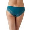 b.tempt'd by Wacoal Women's b.bare Sleek Moderate Coverage Cheeky Panty, 976367, Blue Coral, Medium view 2