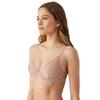 b.tempt'd by Wacoal Women's Ciao Bella Lightly Padded Lace Plunge Contour Bra, 953344, Roebuck, 34A view 2