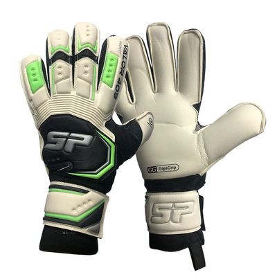 SP Valor 409 Soccer Goalie Gloves - 3.5mm GigaGrip + 4mm Foam for Optimum Performance - Comes with Removable Backspines to Reduce Injury