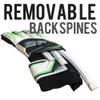 SP Valor 409 Soccer Goalie Gloves - 3.5mm GigaGrip + 4mm Foam for Optimum Performance - Comes with Removable Backspines to Reduce Injury view 3
