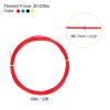 PATIKIL 10M Badminton Racket String, 10 Pack Durable Nylon Racquet Replacement Lines Thread Wire High Elastic for Badminton Training, 5 Colors view 2