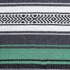 Airooglee 77" L x 46.4" W Large Mexican Blanket - Perfect as Camping Blanket, Yoga Outdoor Beach Serape Picnic Woven Blanket, Boho Home Dcor - Green view 4