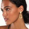 Gold Geometry Drop Clip On Earrings for Women Clip Earrings Fashion Earrings view 2
