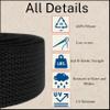 Country Brook Design - 3/4 Inch Black Polypropylene (Polypro) Webbing, 50 Yards view 4