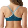 b.tempt'd by Wacoal Womens Shadow Scene Front Close Racerback Push Up Bra, 958268 Bra, Blue Coral, 34D view 2