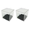 ULTECHNOVO 2pcs Baseball Display Box Baseball Case Display Single Display Cases Frame Display Case Baseball Bases Clear Showcase Display Cabinet Case for Golfs Ball Box Number view 1