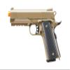 GoldenBall 250 FPS Durable Airsoft M1911 Spring Airsoft Metal/Steel Slide Pistol (Dark Earth) view 1
