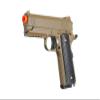 GoldenBall 250 FPS Durable Airsoft M1911 Spring Airsoft Metal/Steel Slide Pistol (Dark Earth) view 4