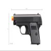 Airsoft G1A Metal Spring Airsoft Pistol- Black-UK Arms view 4