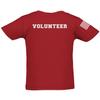 Haase Unlimited Volunteer - Uniform Dress Up Infant/Toddler Cotton Jersey T-Shirt (Red - Volunteer, 3T) view 2