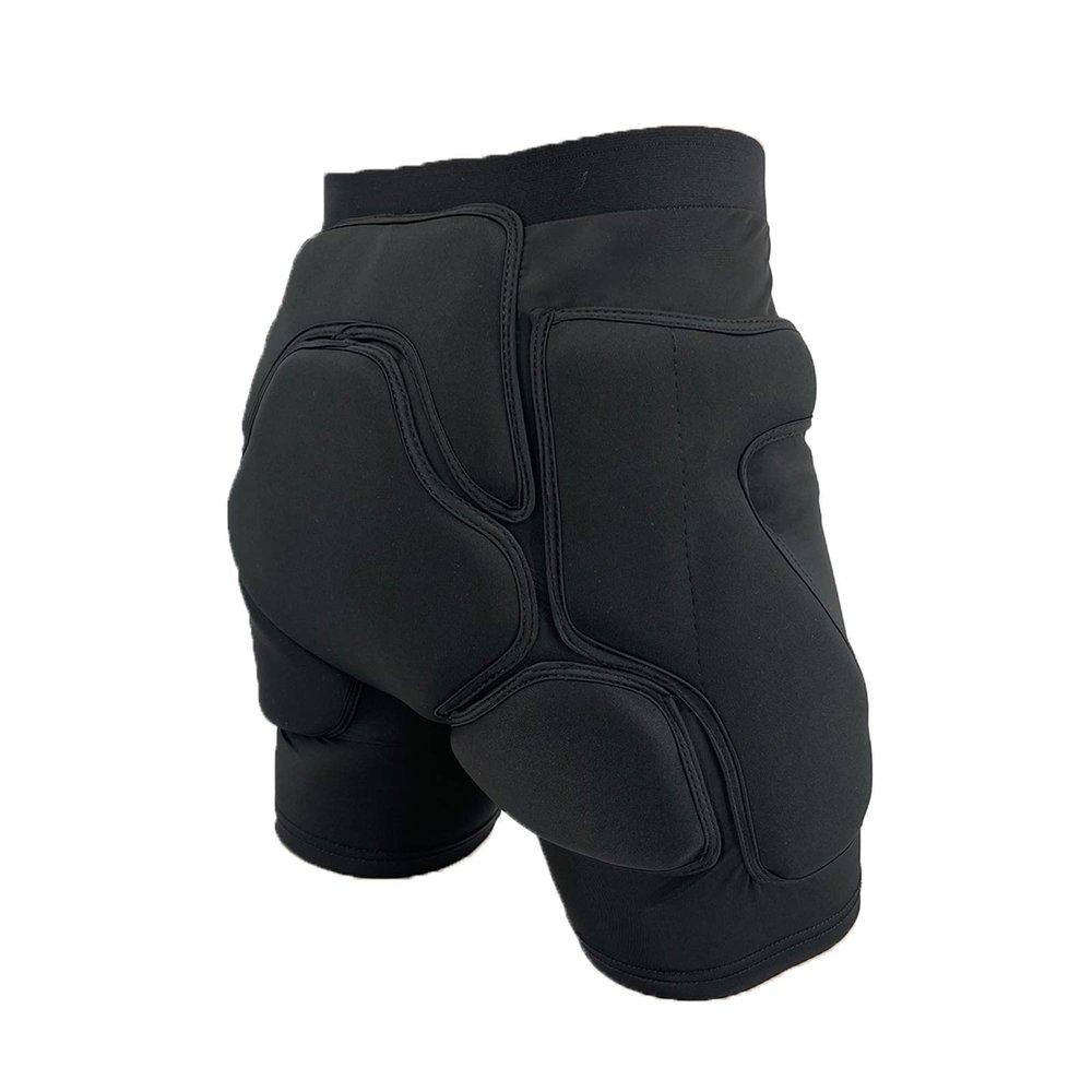 Butt Pads Snowboarding, Padded Shorts for Men & Women, Protective Shorts for Ski, Hip Protector for Skateboarding, Ice Skate, Roller Skate (Black M)