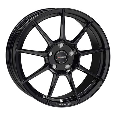 Autec rim CLUBRACING 7.5x17 ET38 4x100 Schwarz compatible with Dacia Sandero Logan Jogger