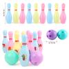 Kids Light up Bowling Ball Toys Set,Bowling Pins Toy Game with 10 Pins & 2 Balls Fun Sports Games Birthday Gifts for Grandkids Kids Toddler Indoor & Outdoor Boys Girls Children 3 4 5 6 Years view 2