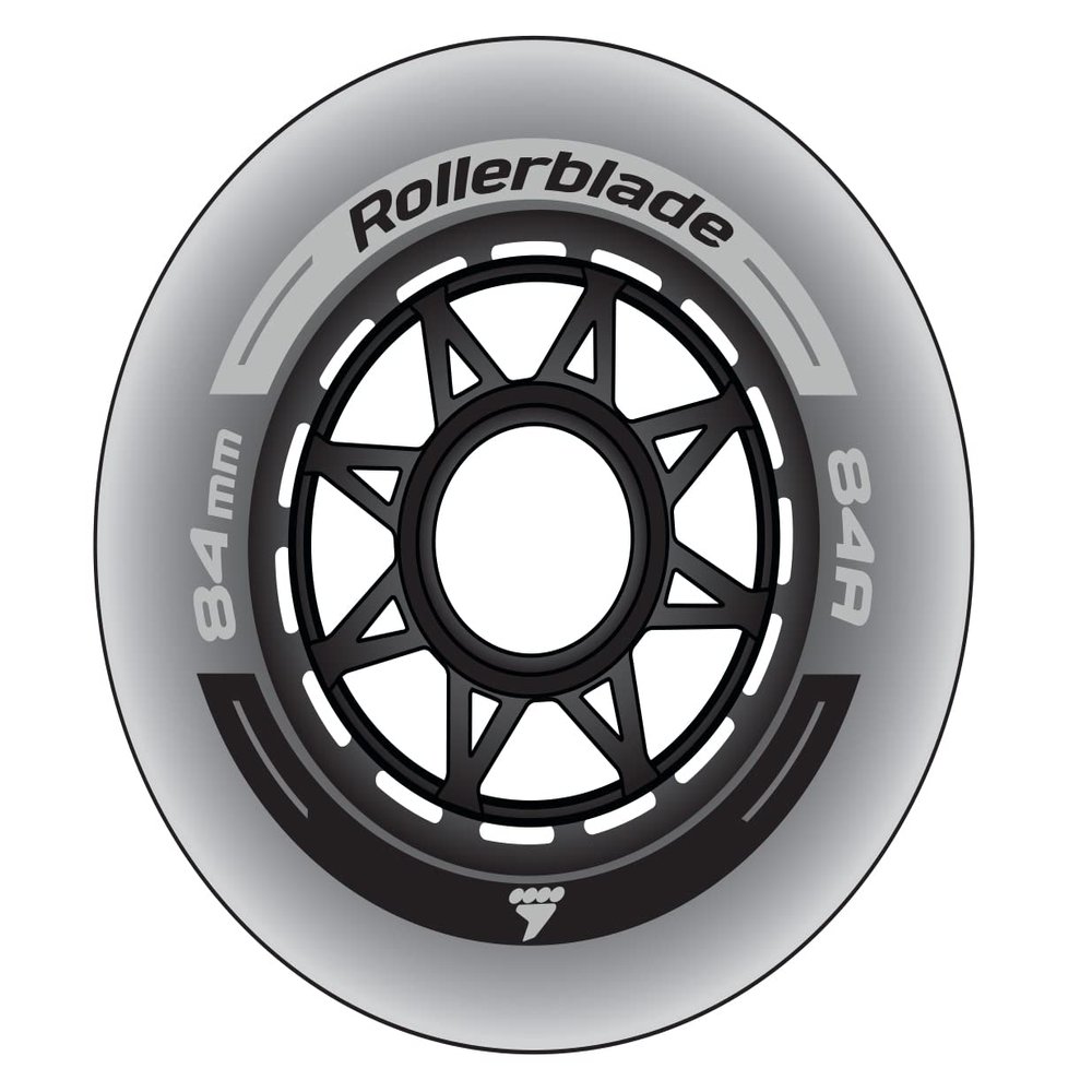 Rollerblade 84mm Wheels XT, 8 Pack