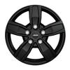 Autec rim QUANTRO 6.5x16 ET46 5x120 Schwarz matt compatible with VW Bus Amarok view 3
