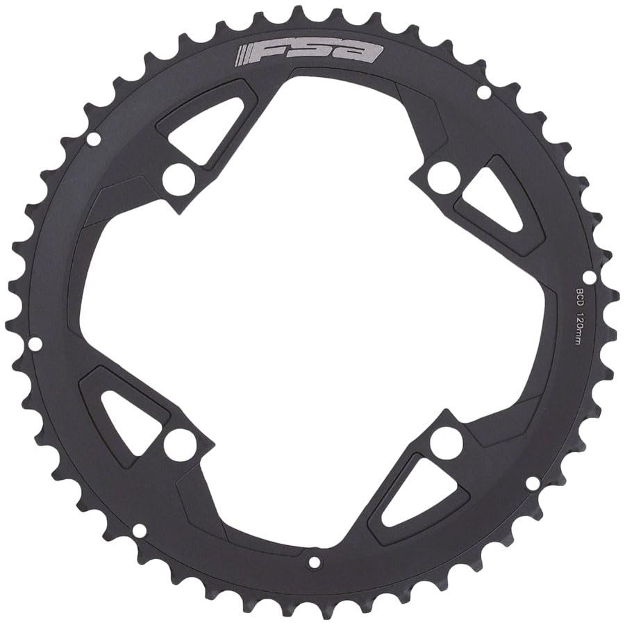 FSA Full Speed Ahead Gossamer Pro ABS Road Chainring 50t Outer Ring 120 BCD 4-Bolt Aluminum Blk