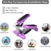 BUZZNN Mini Steppers, Stair Stepper with Resistance Band, Fitness Stepper Exercise Machine, Fitness Machines for Home Office Workout (Color : Black) view 4