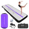 VOFiTNY All Purpose Gymnastics Mat 10ft Sturdy Inflatable Tumble Track with Air Roller for Home/Gym view 1