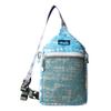 KAVU Yoho Sling Rucksack Semi Padded Water Resistant Double Sided Mini Backpack - Ripple Tie Dye view 1