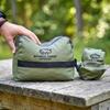 Buffalo Creek Supplies All Weather Durable Front and Rear Shooting Bag Combo, for Target Sports, Shooting Bench Rest Bag for Hunting & Competition Sports- Unfilled (Olive Drab) view 2