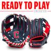 Franklin Sports MLB Youth Teeball Glove + Foam Ball Set - Kids Cleveland Guardians Baseball + Teeball Mitt and Ball - Perfect First Kids Glove - 9.5" view 2