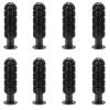 TOSAMZOO 8pcs Plastic Foosball Handles Table Football Grip Part Replacements Foosball Handle Grip for Standard Foosball Tables, Black view 1