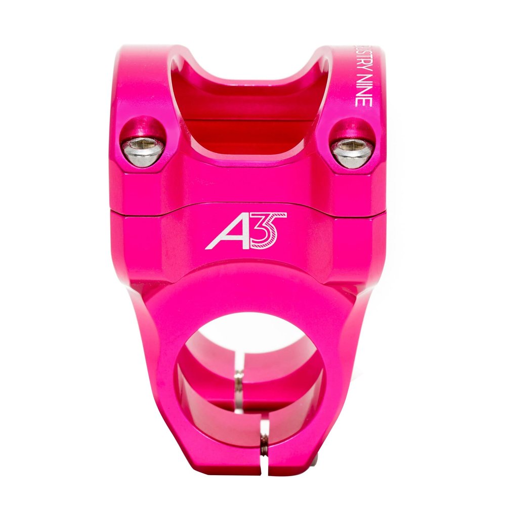 Industry Nine A35 Bike Stem - Pink 35mm Mountain Bike Stem with 40mm Length - Made in USA