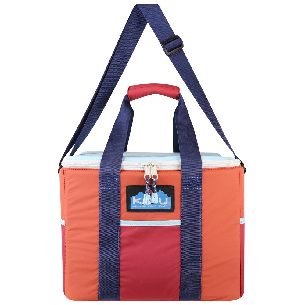 KAVU Pacific Box Insulated Crossbody Leak Proof Cooler Bag - Desert Dusk