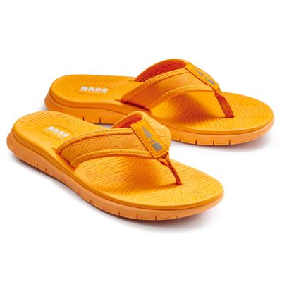 Bass Outdoor WOMEN'S SANDALS TOPO THONG SANDAL, FLAME ORNG, 6