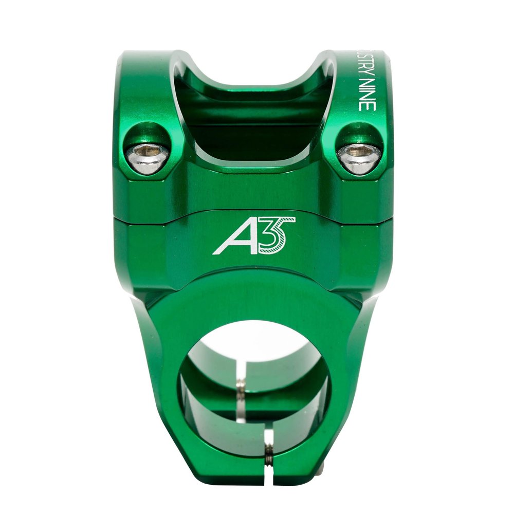 Industry Nine A35 Bike Stem - Green 35mm Mountain Bike Stem with 32mm Length - Made in USA